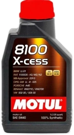 Олива моторна MOTUL 8100 X-cess 5W-40 1 л (102784)